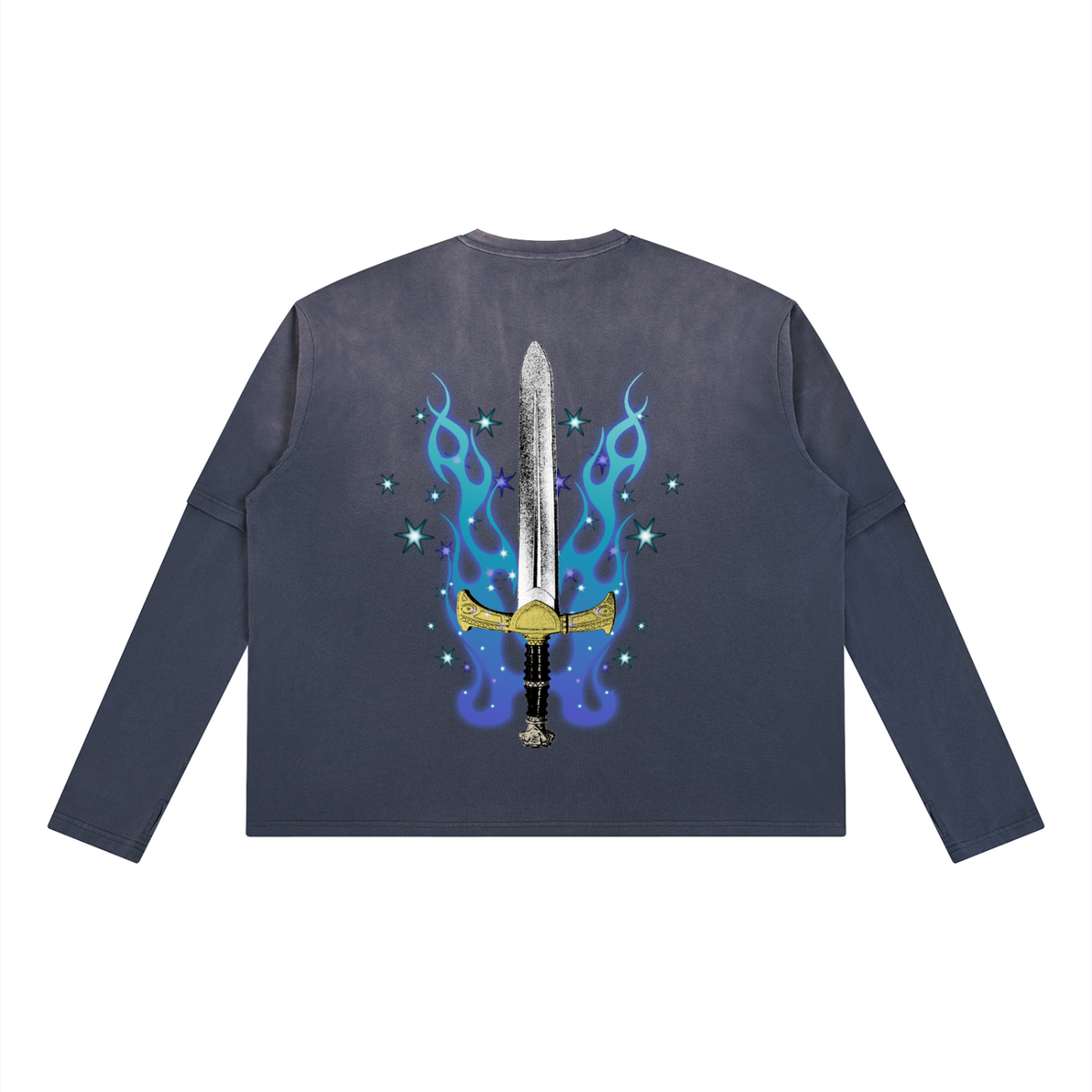 POWER & MIGHT LAYERED TEE